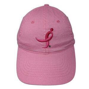 NAPA All Out For The Cure Strapback Hat Pink One Size Adjustable Embroidered